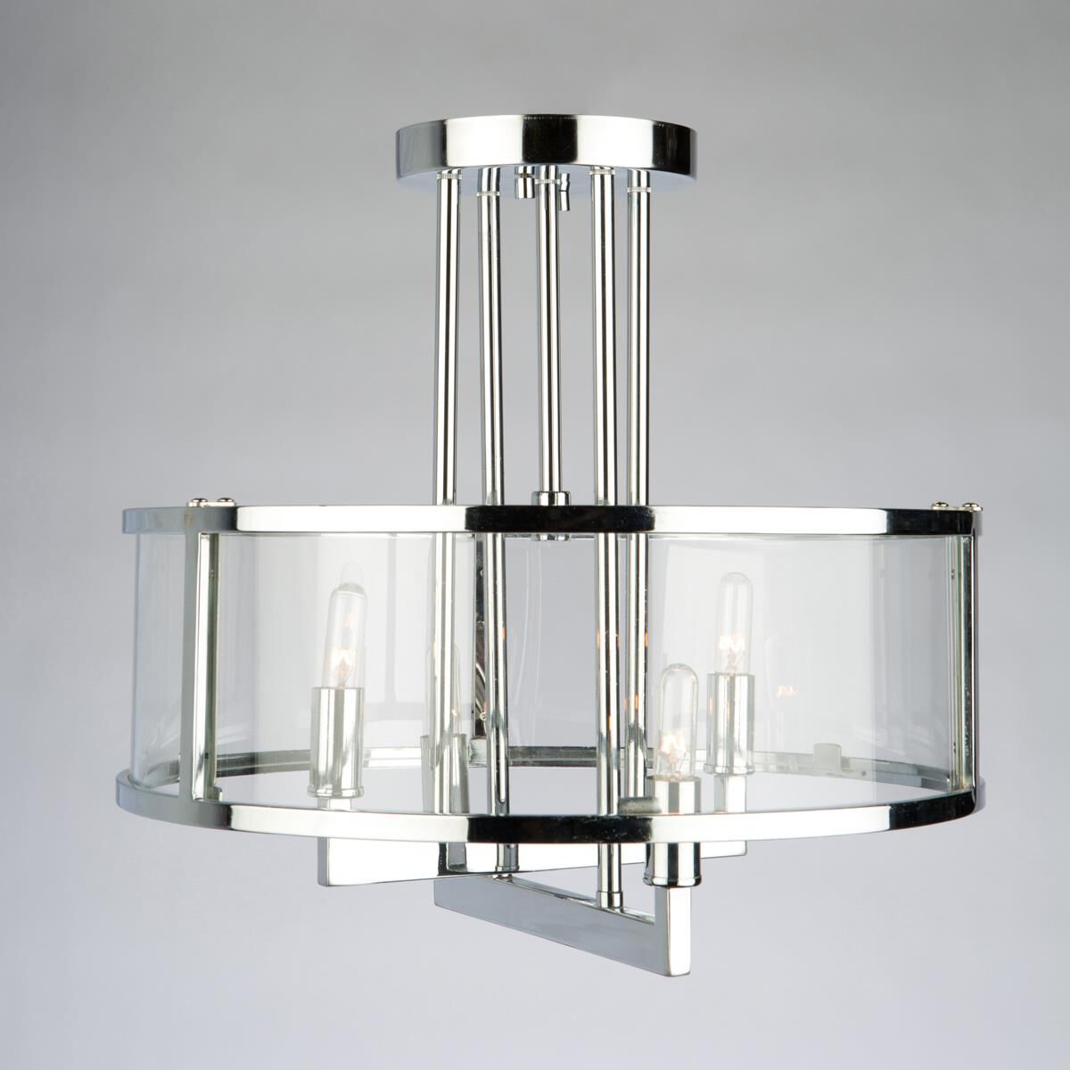 Brinkley 16 Inch 4 Light Semi Flush Mount | Capitol Lighting